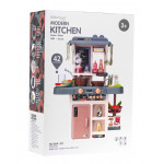 Kuchynský kútik 42 prvkov plastová pastelová